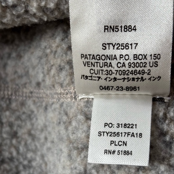 Patagonia Women’s Better Sweater 1/4 Zip Fleece Size Medium - Picture 5 of 13